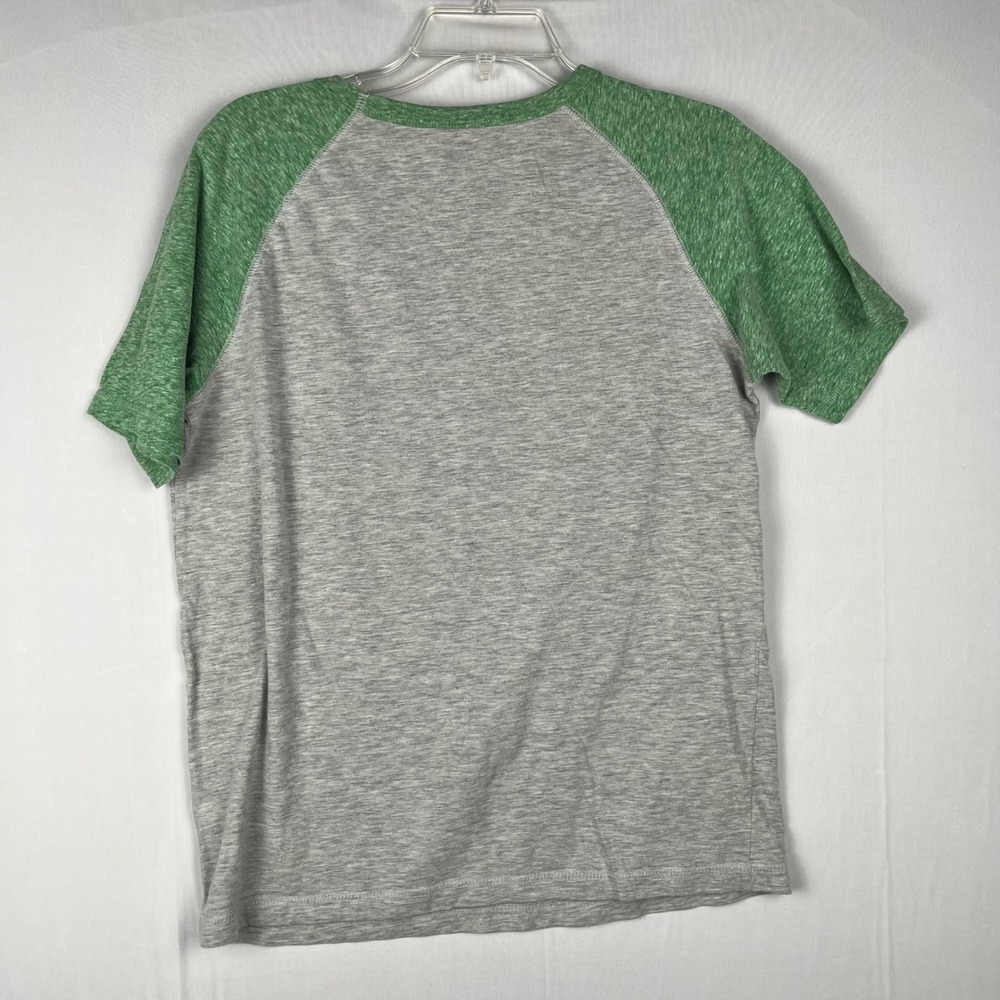 Vtg Y2K Teenage Mutant Ninja Turtles Graphic T-Shirt Kids XL Green Gray - Picture 4 of 4